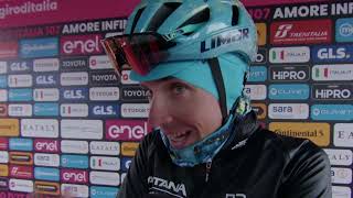 Lorenzo Fortunato  Interview at the start  Stage 16  Giro dItalia 2024 [upl. by Hniht897]