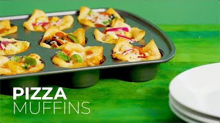 Pizza Muffins  HyVee Seasons [upl. by Cuttie]