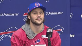 Josh Allen talks about the return of Micah Hyde and playing the Rams on Sunday [upl. by Emmett]