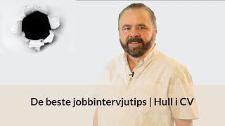 De beste jobbintervjutips  Hull i CV [upl. by Crosby850]