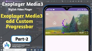 Exoplayer Media3 Video Player Add Stylish ProgressBar  media3 progressBar media3 [upl. by Eilagam163]