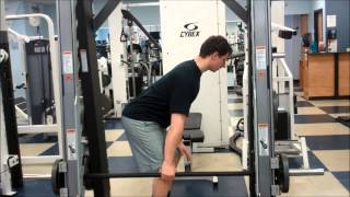 Exercise First Smith Machine Single Arm Row [upl. by Ahsilak]