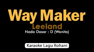 WAY MAKER  Karaoke Rohani Nada Wanita [upl. by Anay]