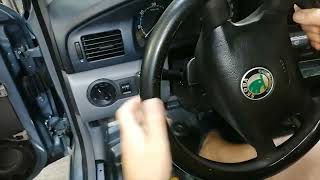 Škoda Octavia Steering Wheel removal How to [upl. by Rexanne]