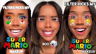 CUTE ✅ or FAIL ❌ Tiktok Filters Pick My Super Mario Makeup ⭐️ [upl. by Yuji]