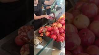 Pomegranate juice making pomegranate juice juicewrld song newsong shortsvideo [upl. by Butterfield]