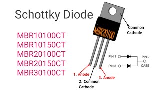 MBR10100CT Schottky Diode 10A 100V [upl. by Amlez895]