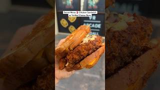 Ordering the Secret Menu Fried Chicken Sandwich w Grilled Cheese Buns [upl. by Aohk]