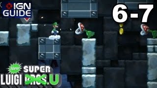 New Super Luigi U 3 Star Coin Walkthrough  Rock Candy Mines 7 SwitchLift Express [upl. by Shaefer244]