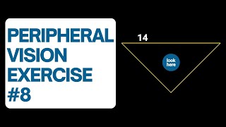 PERIPHERAL VISION EXERCISE  How to improve your eyesight Training 8 [upl. by Yrailih394]