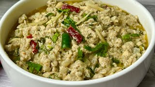 White Keema Kadhai ❤️  White Chicken Keema Kadhai Recipe 💗 Malai Keema Kadhai ❤️ [upl. by The]