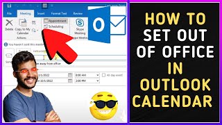 How To Set Out Of Office in Outlook Calendar [upl. by Adnuahsar]