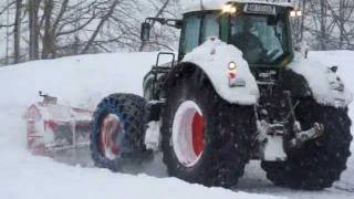 Marjollet TP  Déneigement  Fendt snow removal [upl. by Rupert]