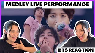 BTS DOPE​ X​ BAEPSAE​ X FIRE X RUN​ LIVE  BTS REACTION [upl. by Ellak]