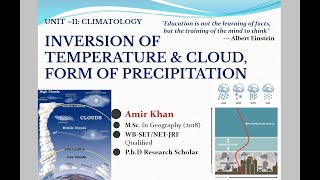 Adiabatic Lapse Rate ALR amp Stability Instability Inversion of Temperature Cloud Classification [upl. by Asaph]