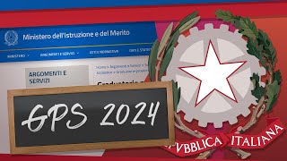 TUTORIAL ISCRIZIONE GRADUATORIE PROVINCIALI  GPS 202426 [upl. by Welch]