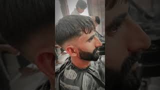 Drop fade hair cut 🔥✂️✂️ amp saxy Vshaped beard 🥵🥵✂️ hairstyle dropfade beardstyle barbershop [upl. by Arhez]