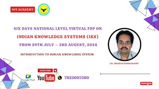 Introduction to Indian Knowledge System [upl. by Fidelia]