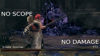 Artorias NOSCOPE Ranged ONLY No Damage  DARK SOULS REMASTERED [upl. by Namsaj]