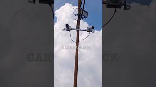 CCTV CAMERA installation in FARMLAND garudatrack cctvcamera cctv cctvfootages camera [upl. by Godfree]