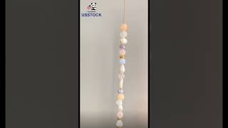 Mixed Stone Beads Bracelets PandaHall Pandahallusstocktutorial crystal beads bracelet diy [upl. by Mook]