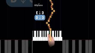 This classical piano piece is IMPRESSIVE pianotutorial shorts [upl. by Yniattirb880]