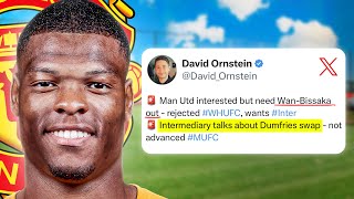 Denzel Dumfries To Man Utd David Ornstein Confirms Interest  REACTION [upl. by Karlens]