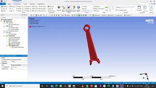 Connecting Rod Modal Analysis on Ansys [upl. by Inirt]