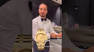 Singer Maluma Showcasing His Audemars Piguet Royal Oak Watch watches shorts [upl. by Connor2]