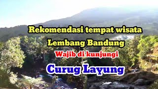 Rekomendasi tempat wisata lembang bandung yang harus di kunjungi curug layung gaiss⁉️ [upl. by Gavan583]