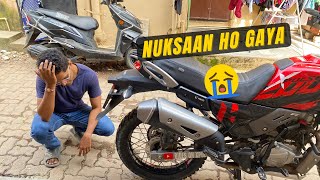 VLOG 16  RIM BEND HOGAYA  RIM BEND REMOVAL PROCESS  HOW TO FIX BEND WHEEL  RIDES ON XPULSE [upl. by Cini406]