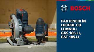 Parteneri în lucrul cu lemnul GKS 185LI si GST 185LI [upl. by Nedaj]