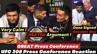 HEATED  UFC 308 Press Conference REACTION and BREAKDOWN in Hindi [upl. by Eugenie]