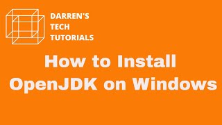 How to Install OpenJDK on Windows [upl. by Aitetel]