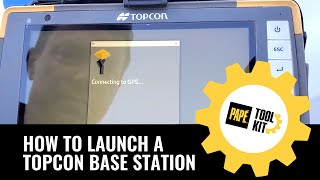 How To Launch A Topcon Base Station [upl. by Milt]