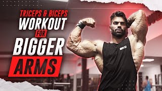 Full Biceps amp Triceps Workout for BIGGER Arms 💪 Sergi Costance [upl. by Trinidad976]