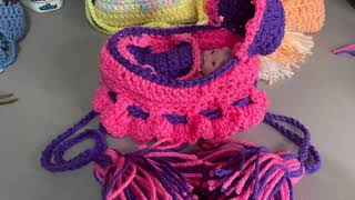 Crochet A Vintage Style Baby Doll Cradle Purse “ Full Version” [upl. by Joeann]