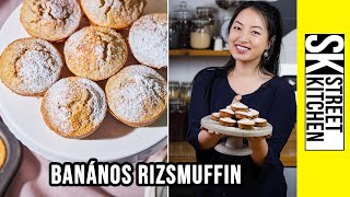 Mengyiféle MEGÚSZÓS banános RIZSMUFFIN 🧁🍌 [upl. by Adliwa952]