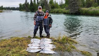 Sockeye Salmon Fishing  Kenai River  Soldotna Alaska [upl. by Valda561]