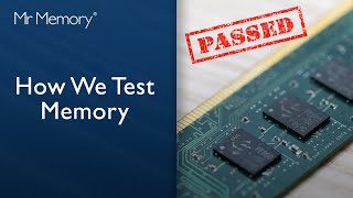 How We Test Memory  Mr Memory [upl. by Nanda512]