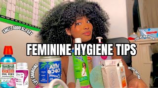 MY FEMININE HYGIENE TIPS  How to SMELL GOOD all day Hygiene Routine  Tips [upl. by Lonni506]