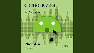 Credo RV 591 Crucifixus Emphasised voice and other voices [upl. by Kcirneh996]