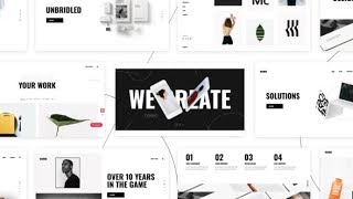 Clean Website Promotion After Effects template [upl. by Yendor]