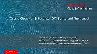 Oracle Cloud Infrastructure Overview The Basics and The Next Level [upl. by Settle]