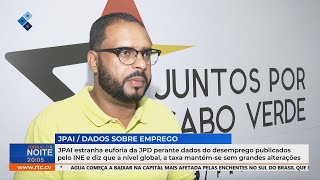 JPAI estranha euforia da JPD perante dados do desemprego publicados pelo INE [upl. by Steinke]