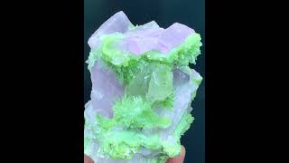 Green Tourmalines with Pink Kunzite Pollucite and Quartz [upl. by Demmer]