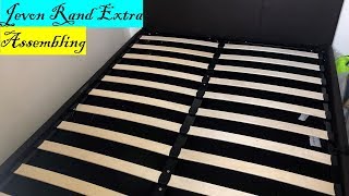 How to Assemble Ottoman Storage Side gas Lift Bed Frame  Complete guide  DIY [upl. by Nurse]