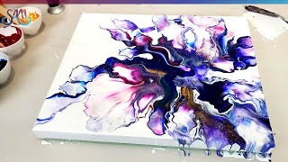 Paint and WATER Only 😲 Dutch Pour  Swipe MUST SEE Acrylic Pouring Technique [upl. by Galan907]