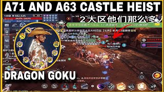 Mir4dragon goku alliance vs lil BAOZI family  A71 and A63 BICHEON castle heist  ff vs hof [upl. by Ntsud]