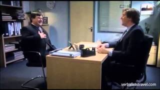 Job Interview in the UK  You passedfailed the test very funny [upl. by Rolat]